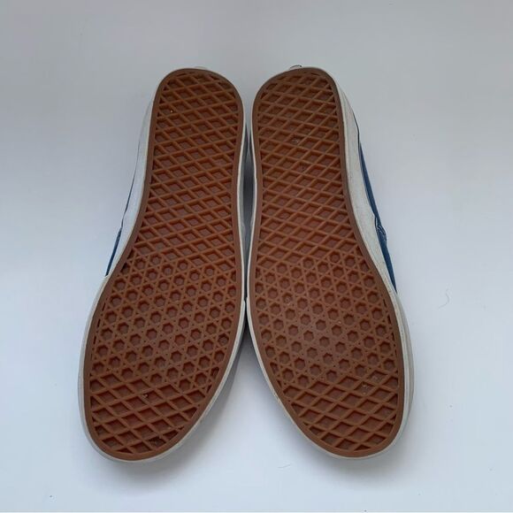 Vans TB4R Off the Wall Blue Low Top Skate Sneakers Men 9/Women 10.5 - Picture 8 of 8